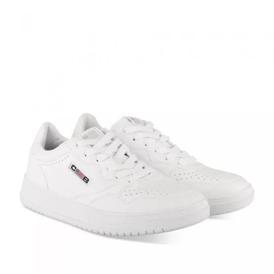 Baskets BLANC COTTON BELT