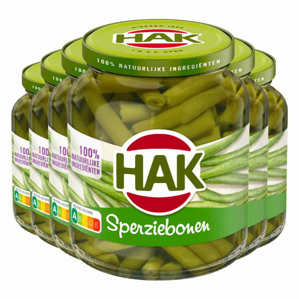 Hak Sperziebonen Fijn Gebroken6 x 340 gr