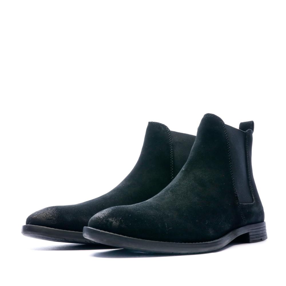 Chevignon Bottines Noir en Daim homme Chevignon Bamel