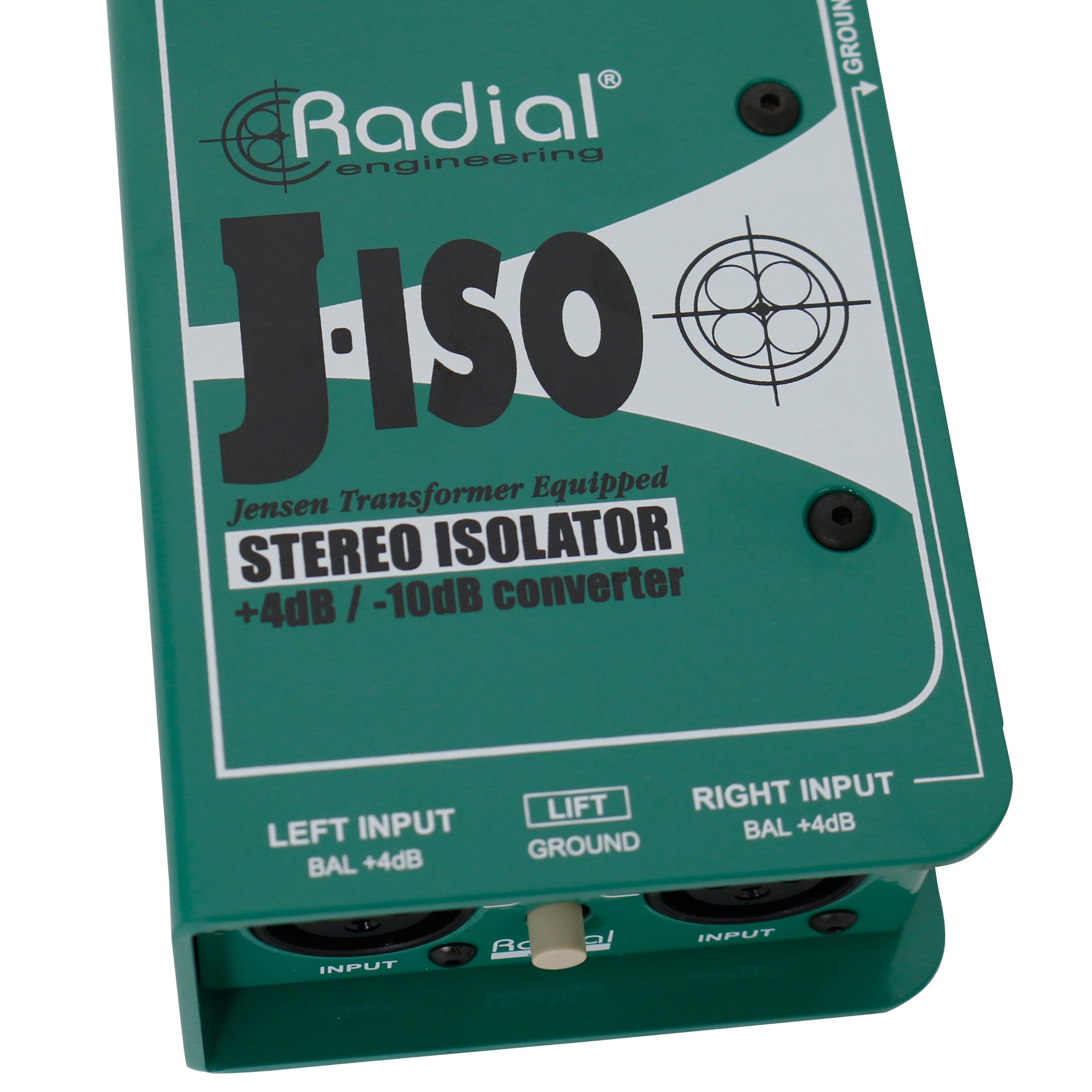 Radial J-Iso stereo line isolator/converter