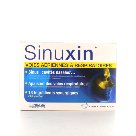 Sinuxin comprimés et sachets - Plantes pour les voies respiratoires