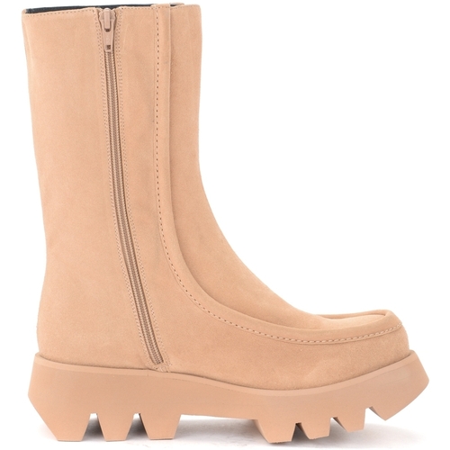 PALOMA BARCELÓ - Bota Paloma Barcelò Ivet de suede avellana Beige
