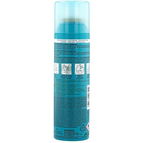 Shampooing sec Détox menthe aquatique Bio Klorane - Aérosol de 150 ml