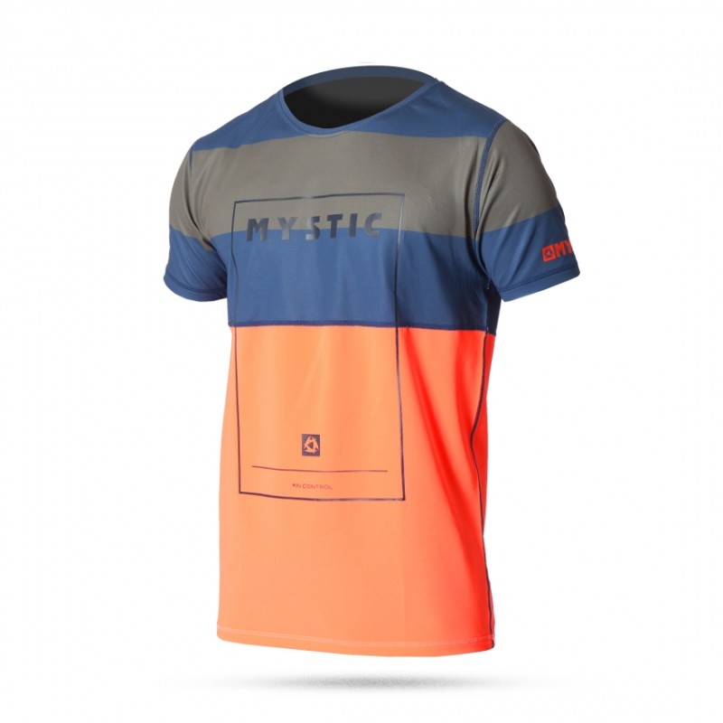 Lycra Mystic Star Quick Dry S/S Orange - The Corner Shop
