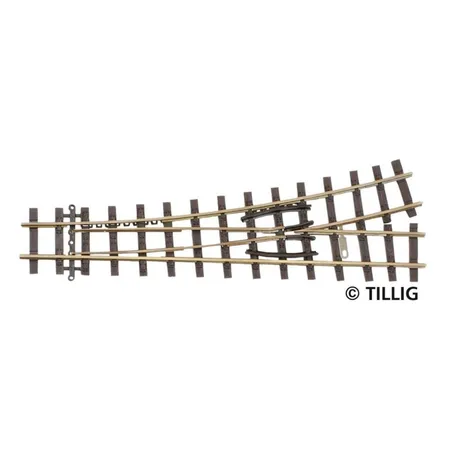 Tillig 85638 EW links 18° HOe Spur H0e
