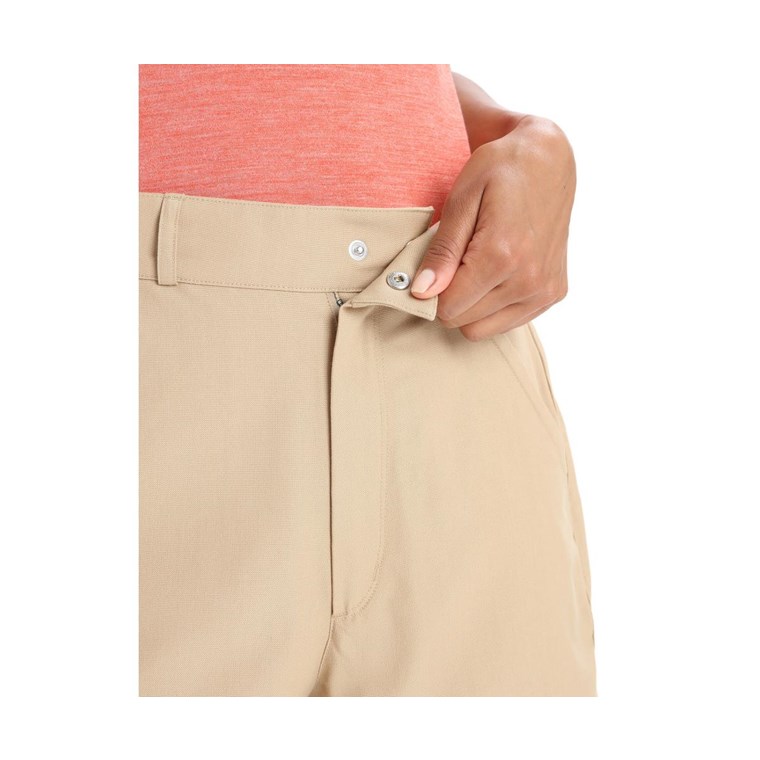 Icebreaker Hike Shorts Women Sand
