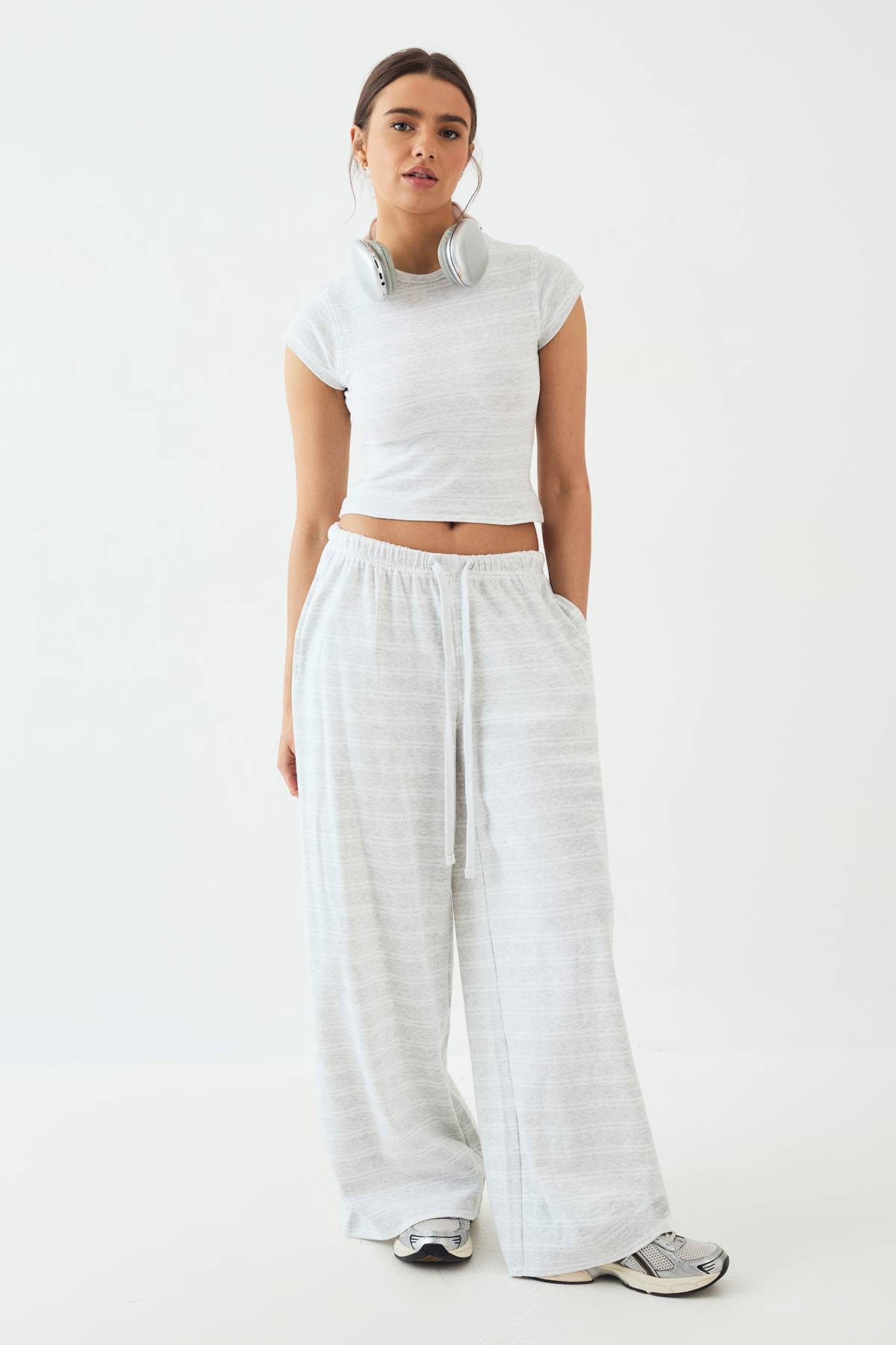 Pantalon Large à Rayures DSGN Studio