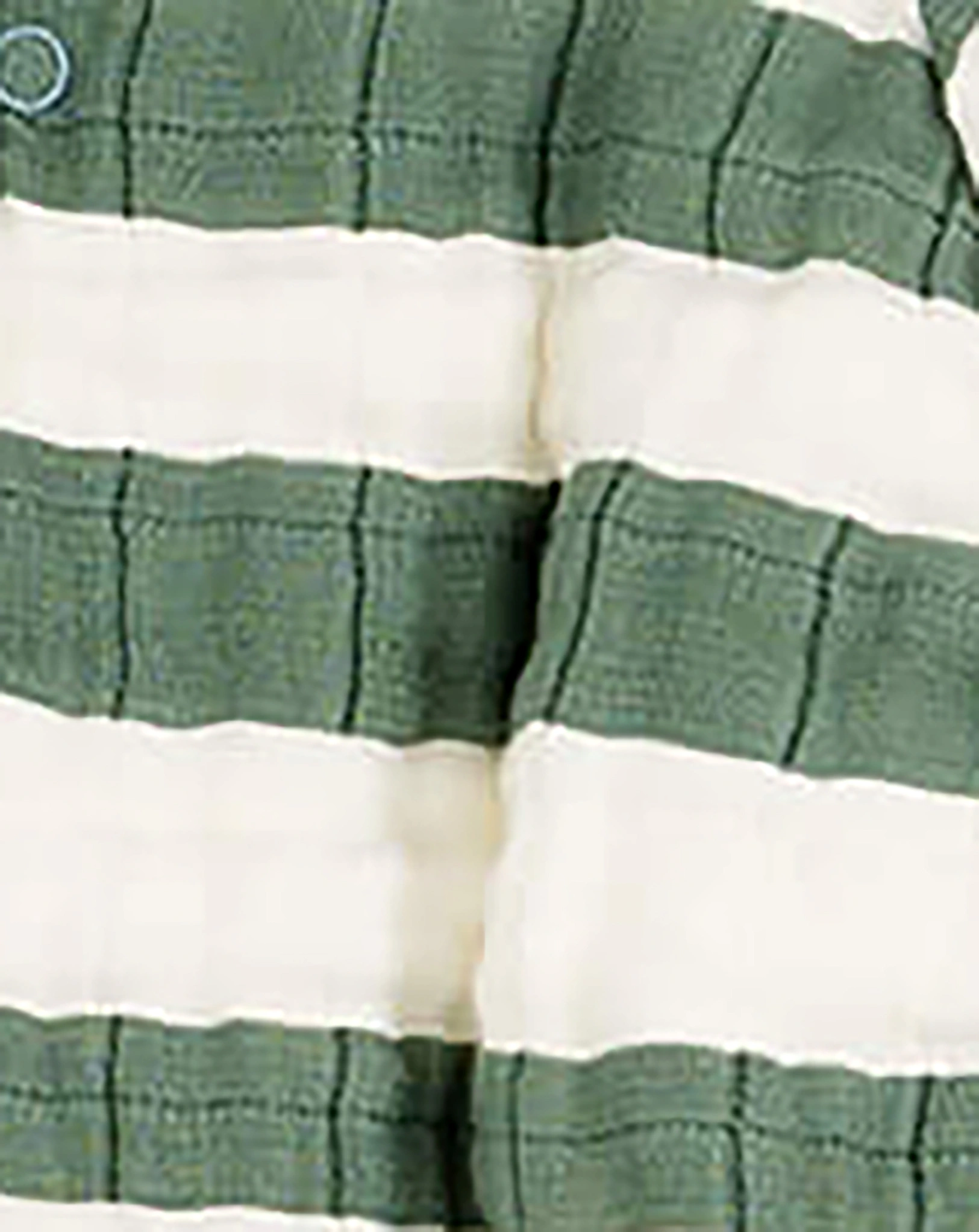 Bademantel STRIPES M in grün