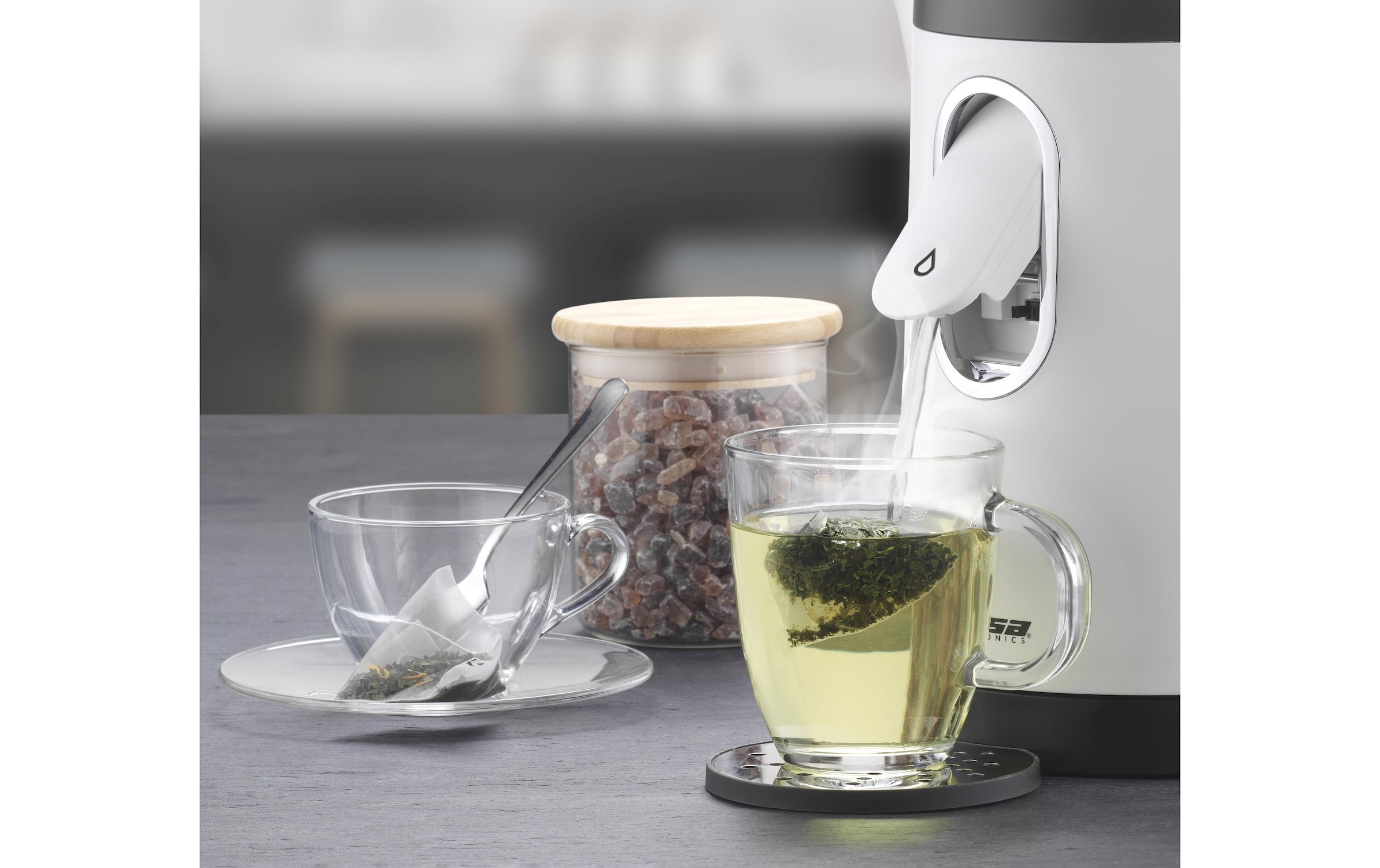 Trisa Wasserkocher »2 in 1 Perfect Cup« 1,5 l 2400 W
