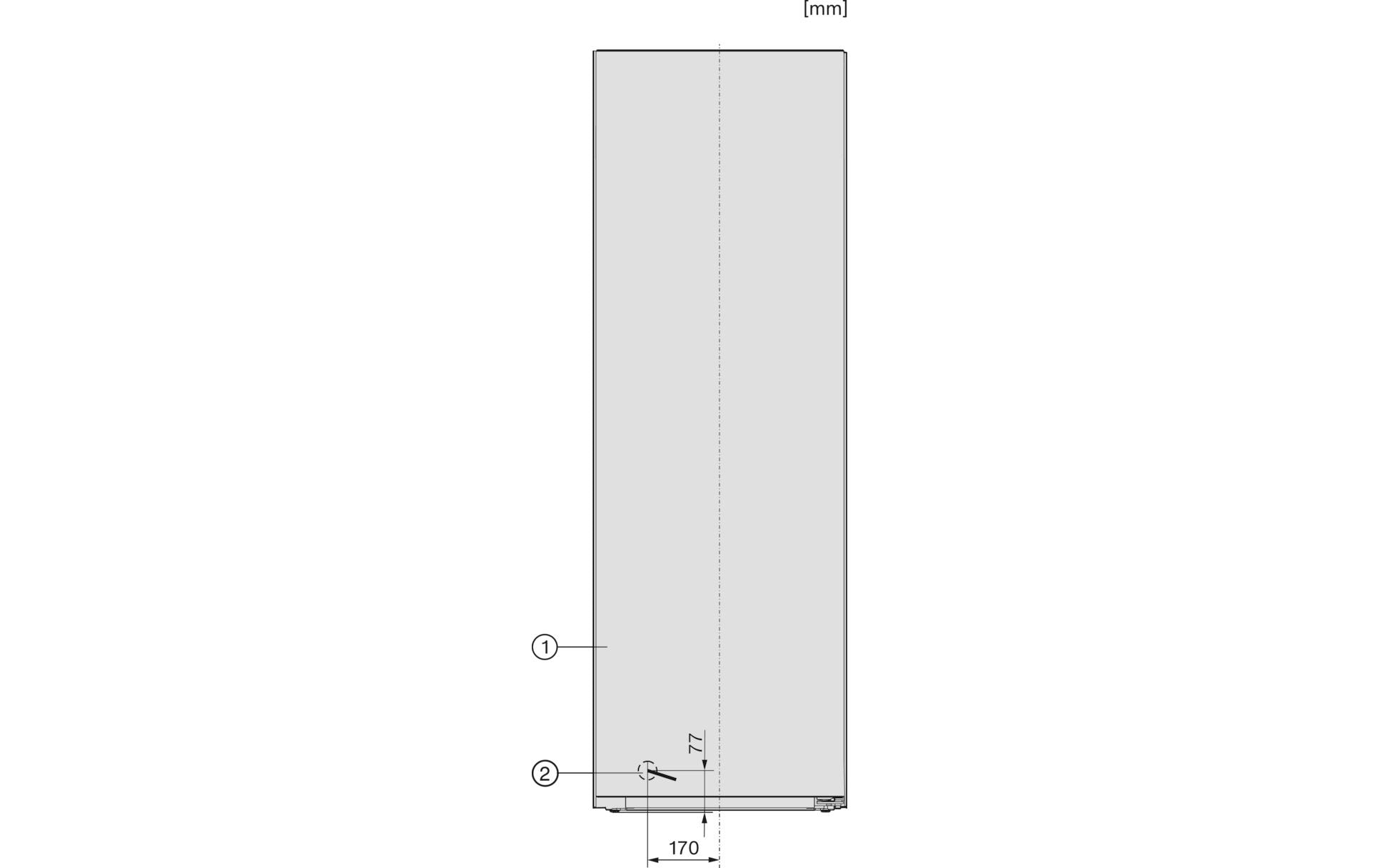 Gefrierschrank FN 4372 D-1 Rechts<br>Stand-Gefrierschrank