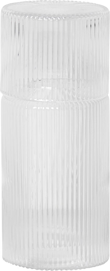 ferm LIVING Ripple Carafe Set - Small Clear