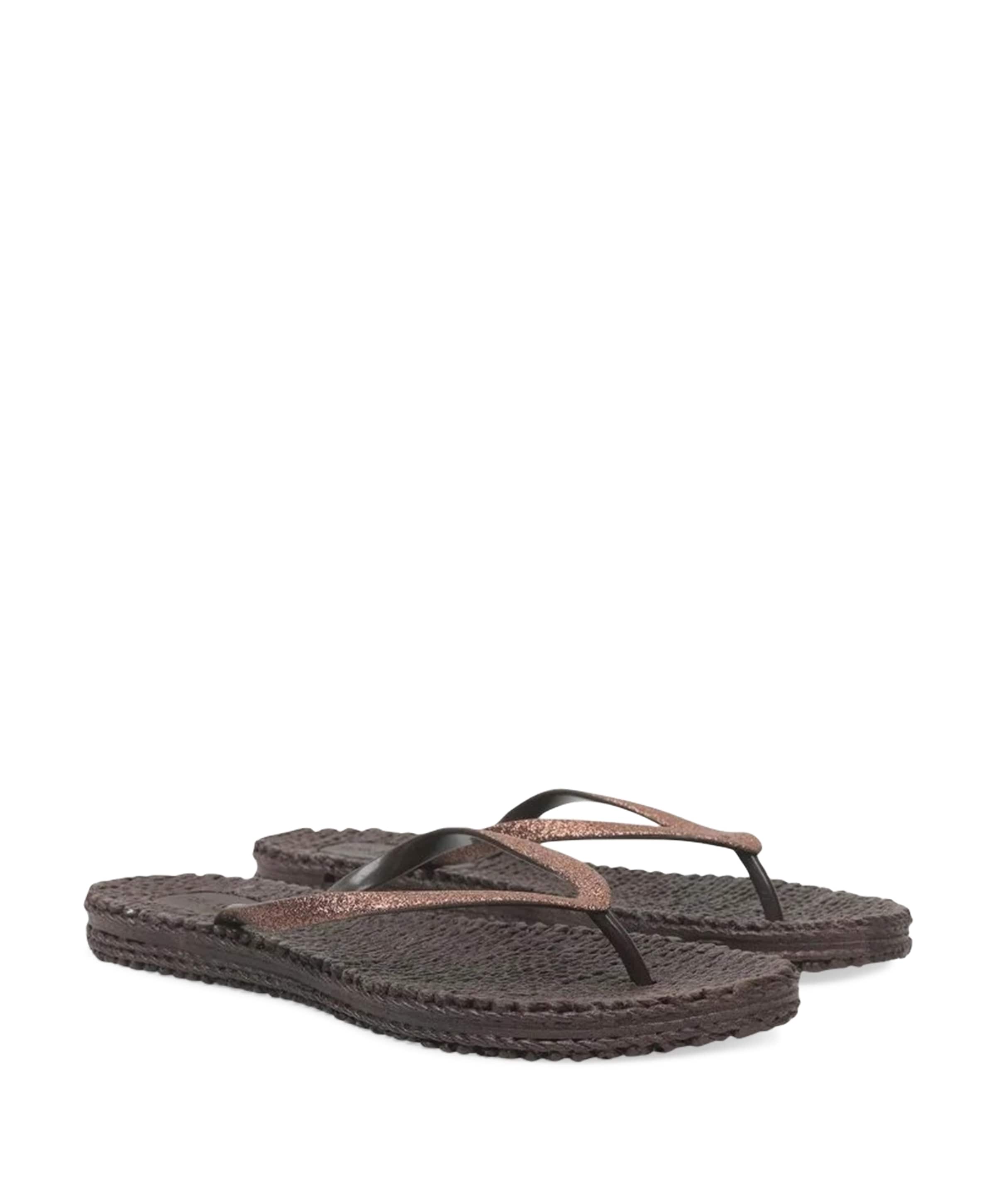 Ilse Jacobsen Hornbaek Cheerful Flip-Flops dames slippers bruin