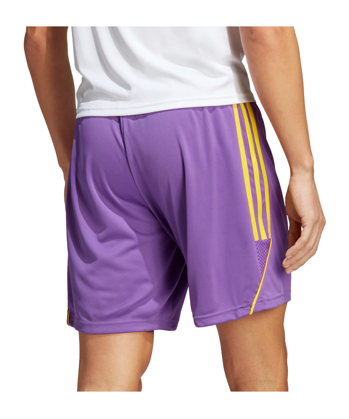 adidas Tiro 23 Short Lila Gelb
