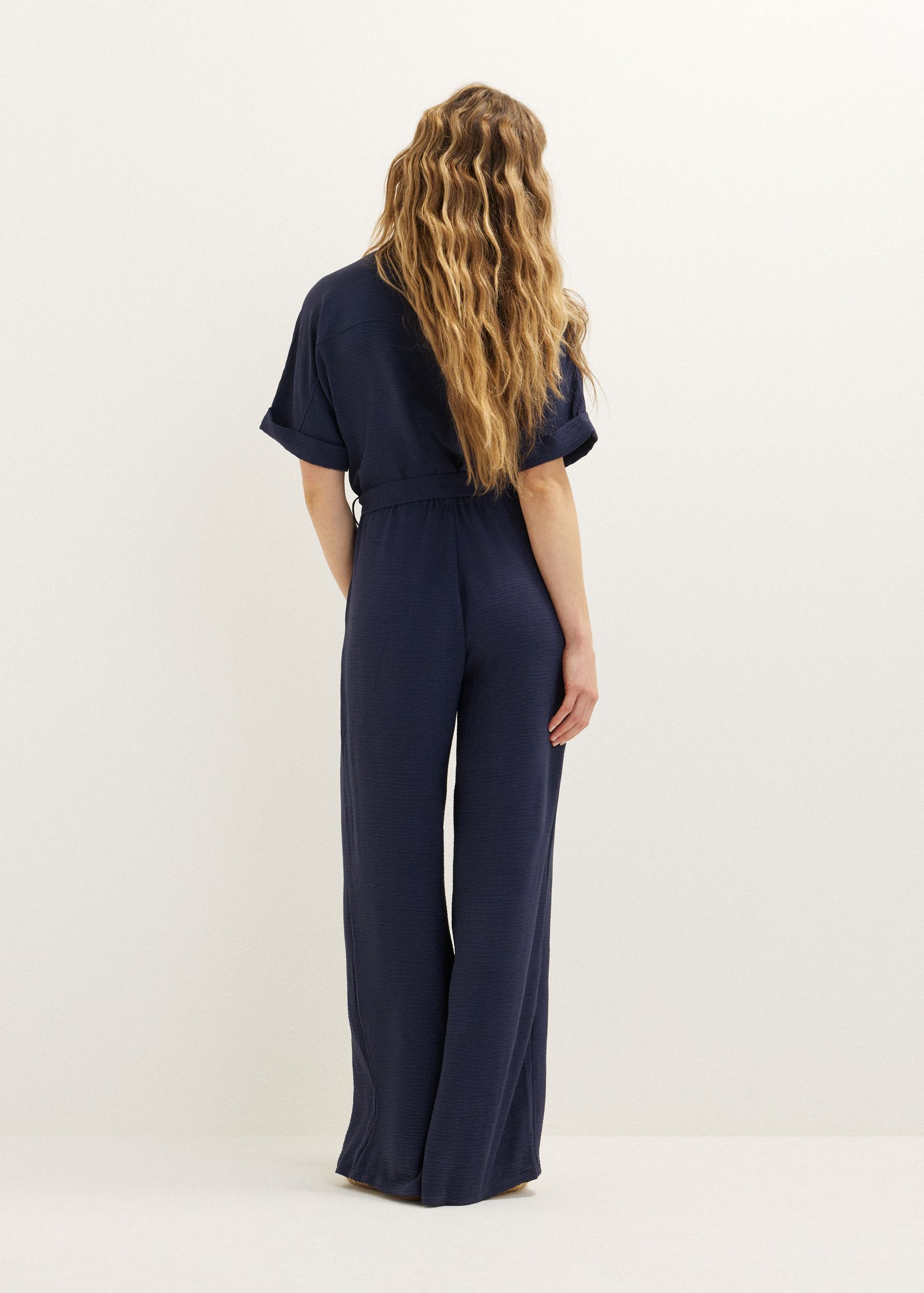 Jumpsuit met structuur