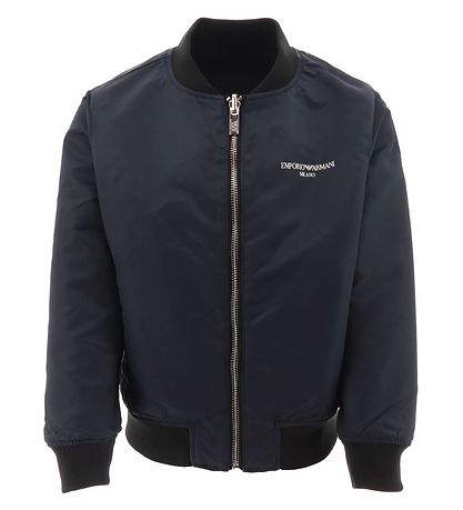 Emporio Armani Jacke - Umkehrbar - Navy/Schwarz m. Adler
