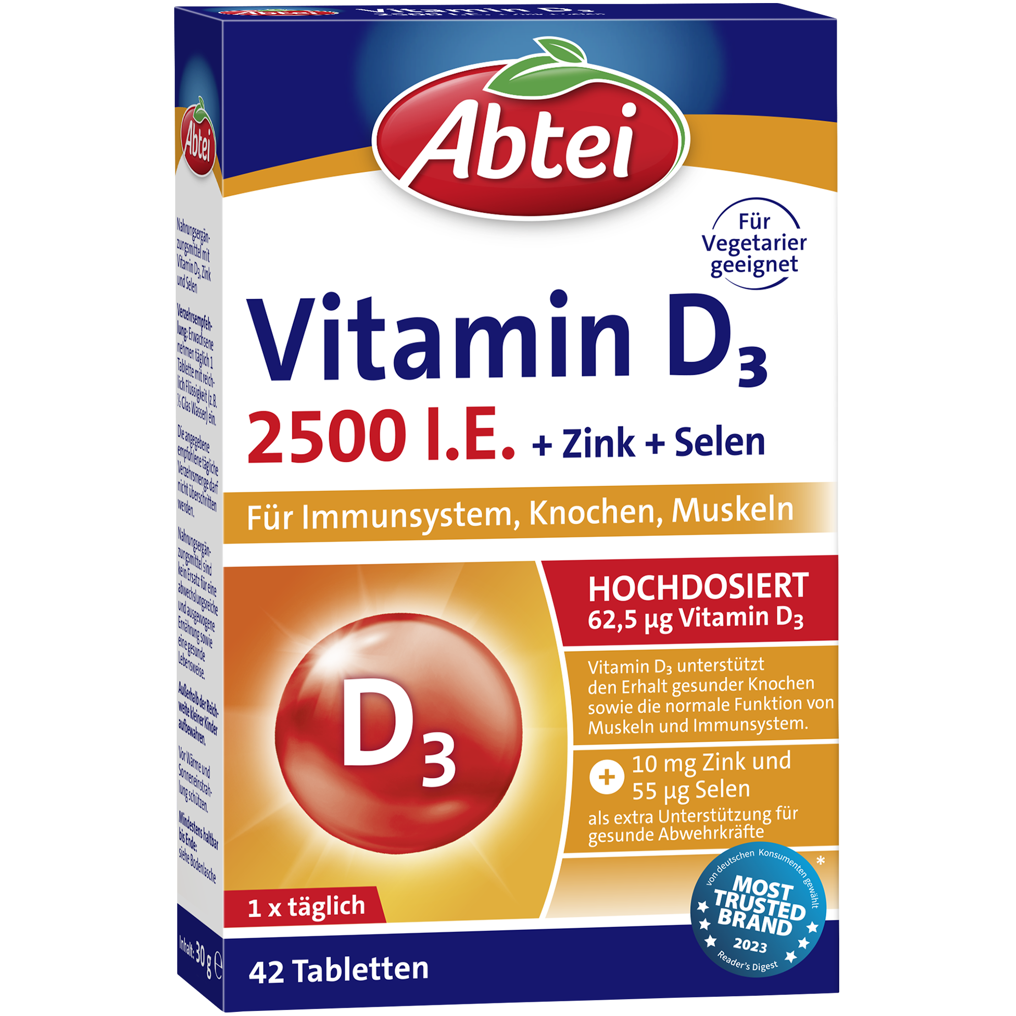 Abtei Vitamin D3 2500