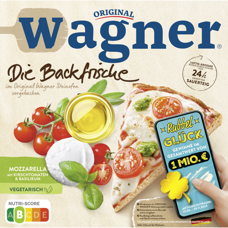 Wagner Sensazione pizza mozzarella tomaat