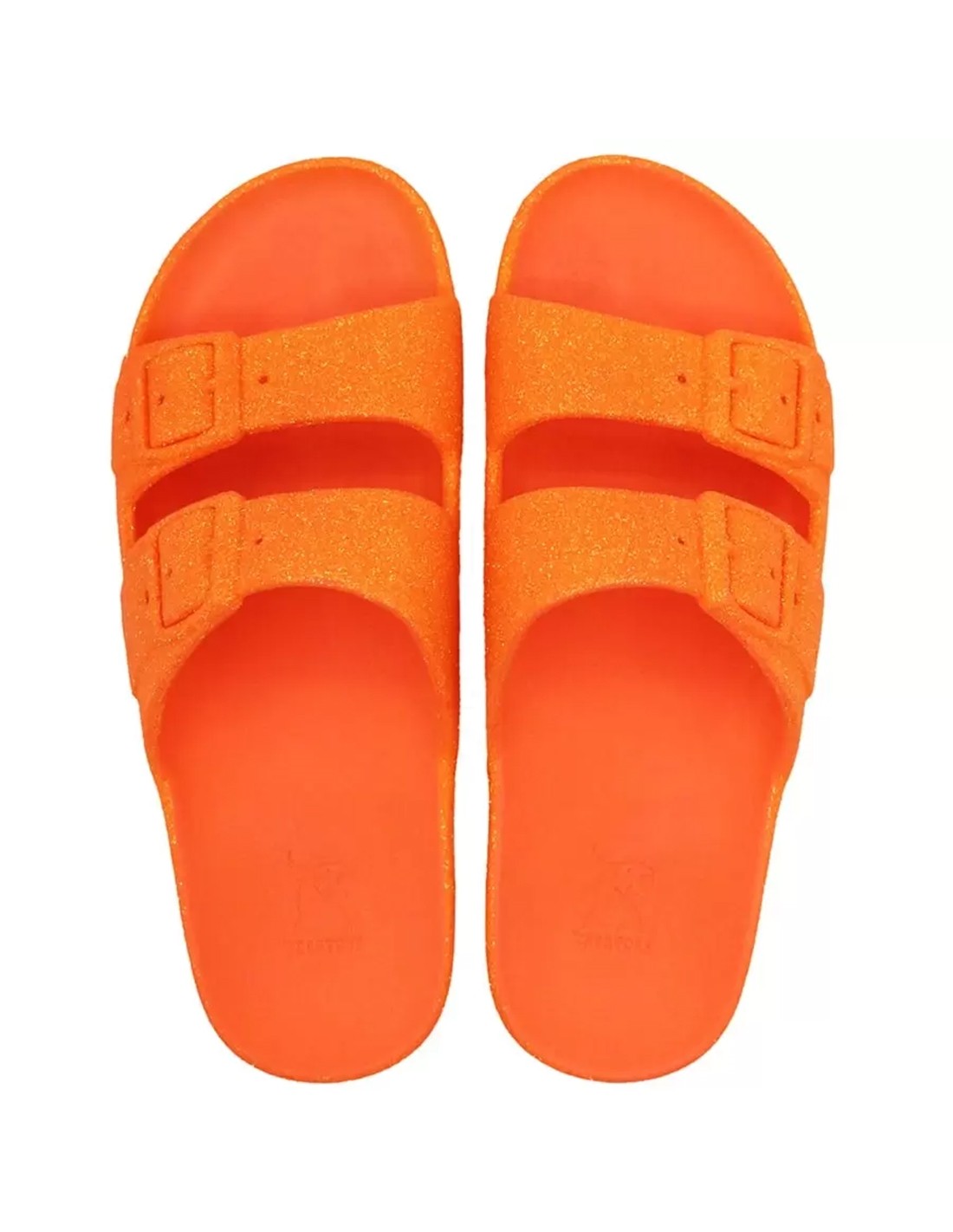 cacatoes Sandales Femme Neon Orange Fluo