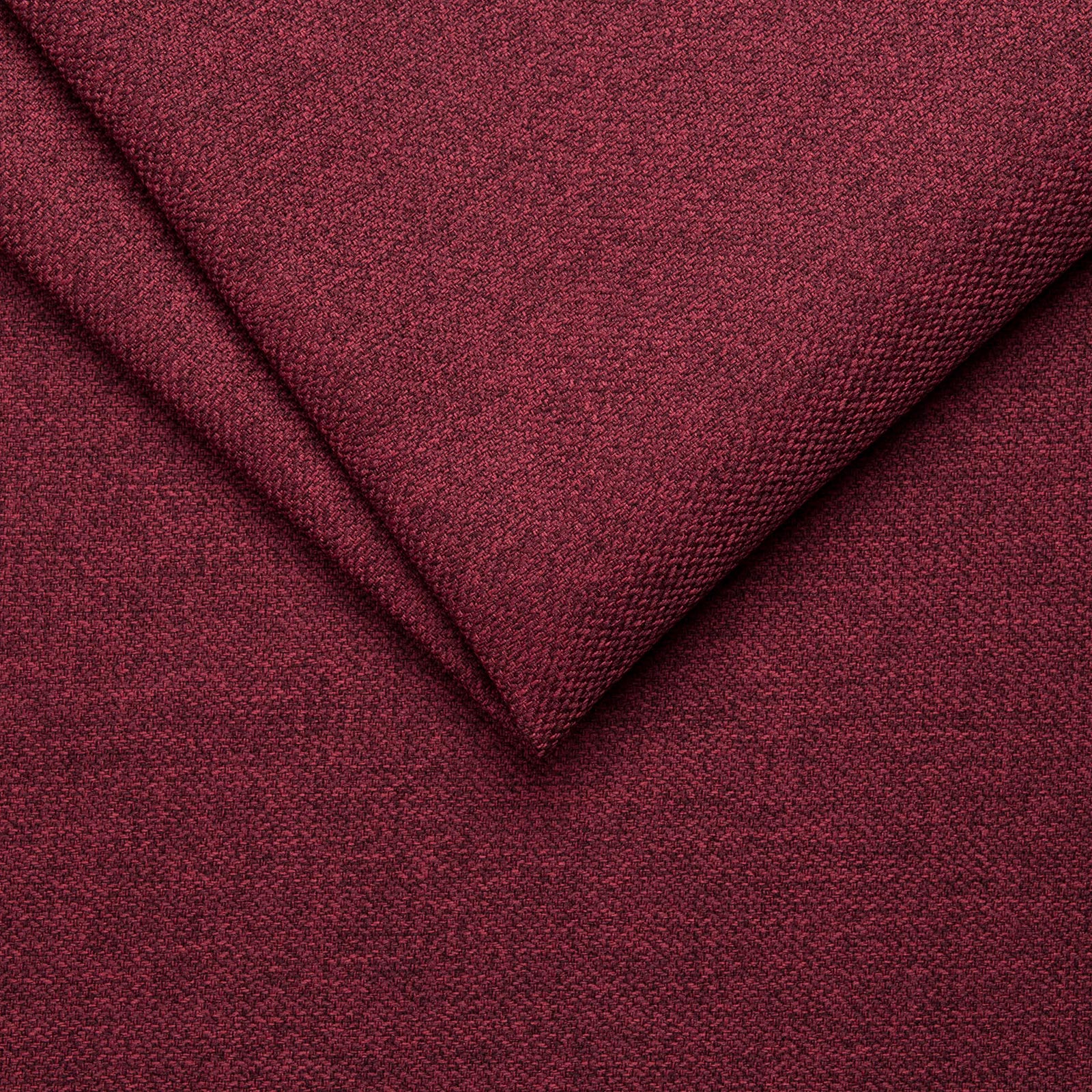 Boxspringsofa - schwarz-rot - Karosteppung - Dauerschläfer