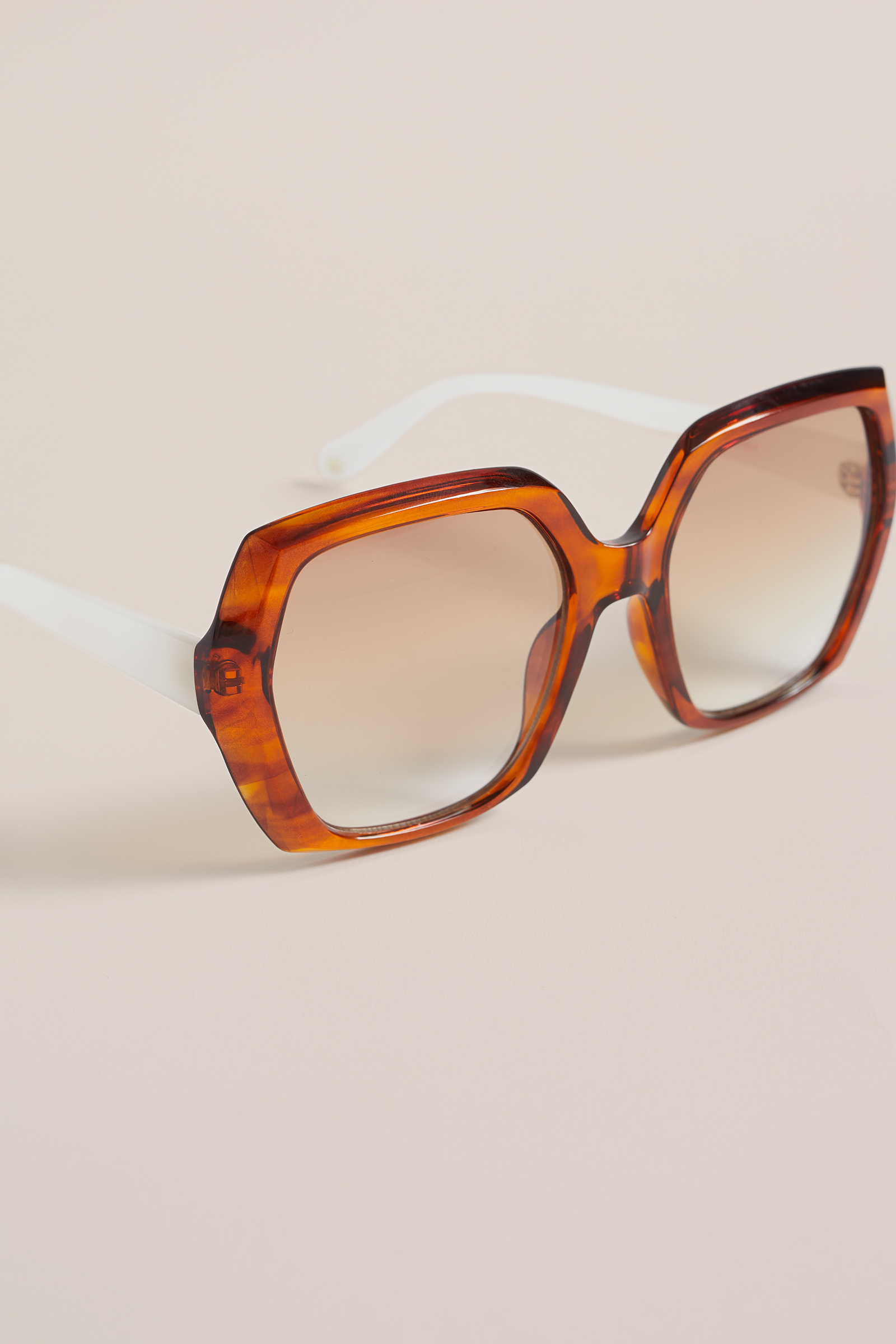 zonnebril WE Fashion Lichtbruin