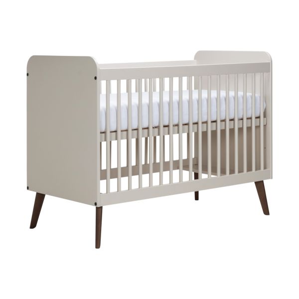 Europe Baby Olivia Babykamer Oatmeal Retro | Ledikant 60 x 120 cm   Commode