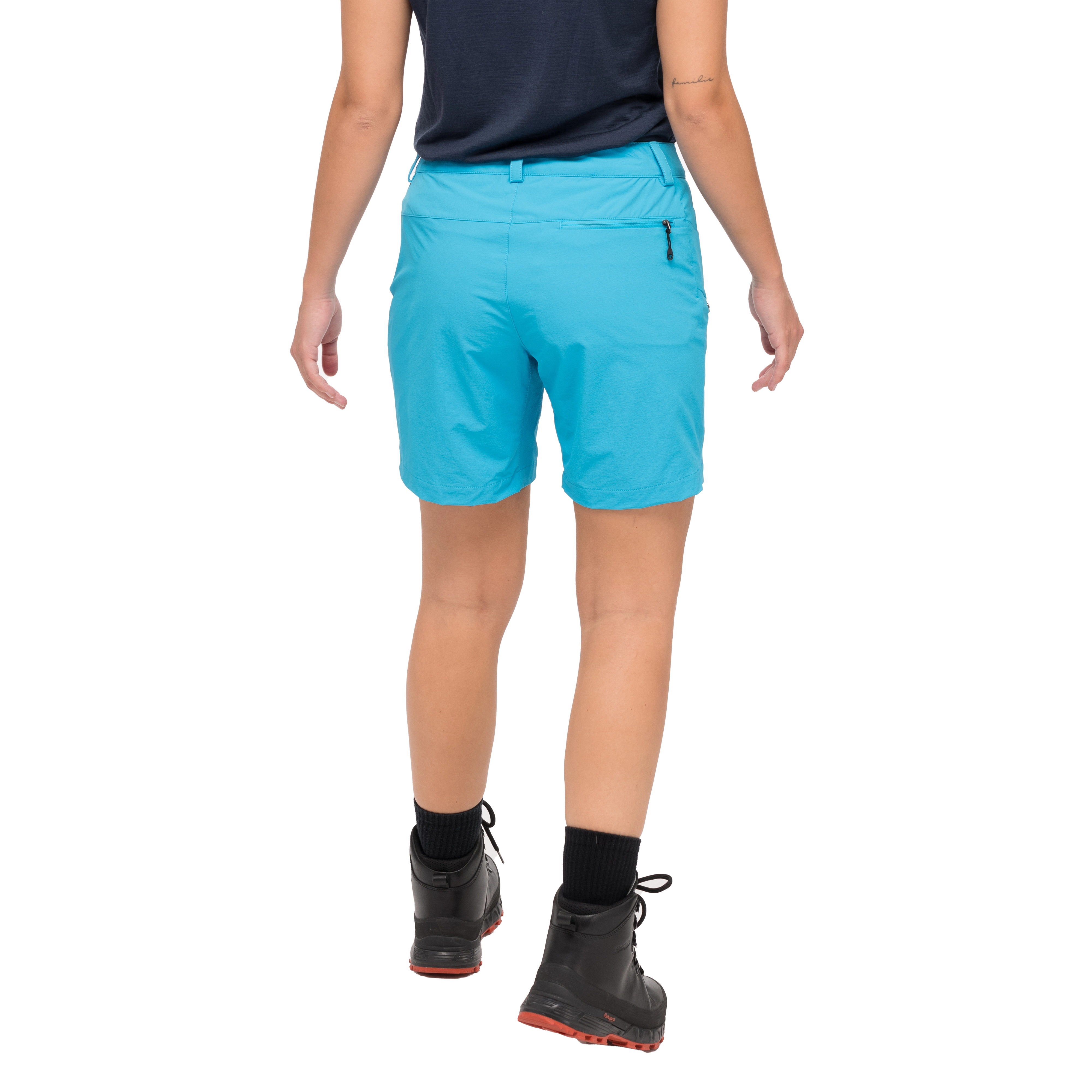 Rabot Light Softshell Shorts Women Aqua Lagoon