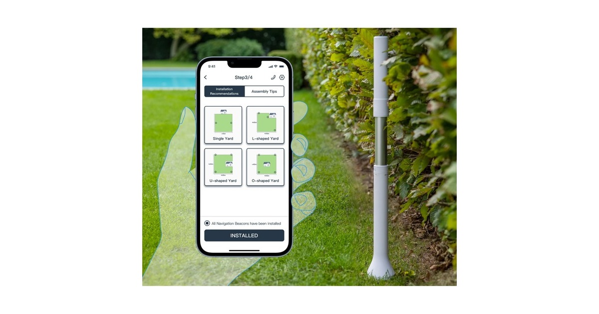 ECOVACSGoat G1-800 robotmaaier  (Wit)
