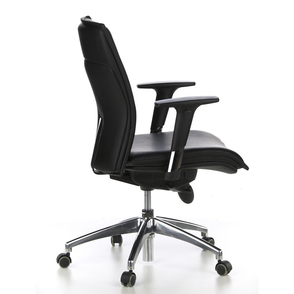 Luxus Chefsessel MURANO 10 Leder mit Armlehnen (höhenverstellbar) hjh OFFICE