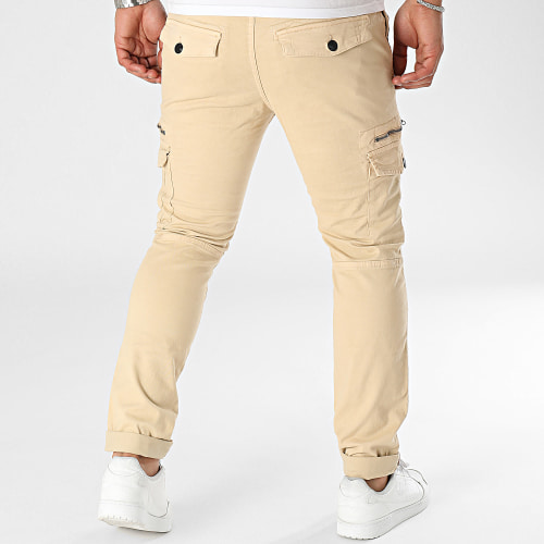 Pantalon Cargo Slim Danakil P7051M Beige Clair