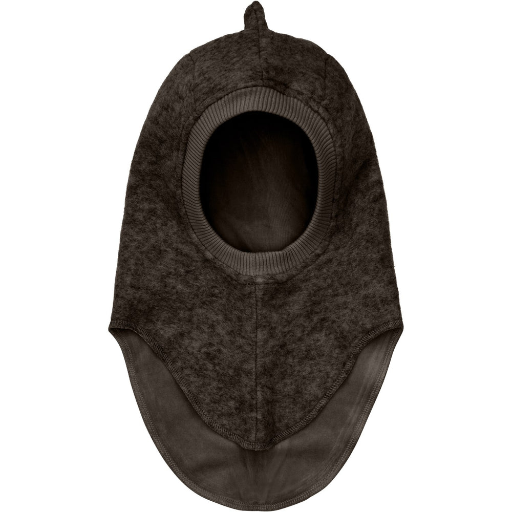 Køb Huttelihut Dark Brown Melange Elefanthue Triangles Uld