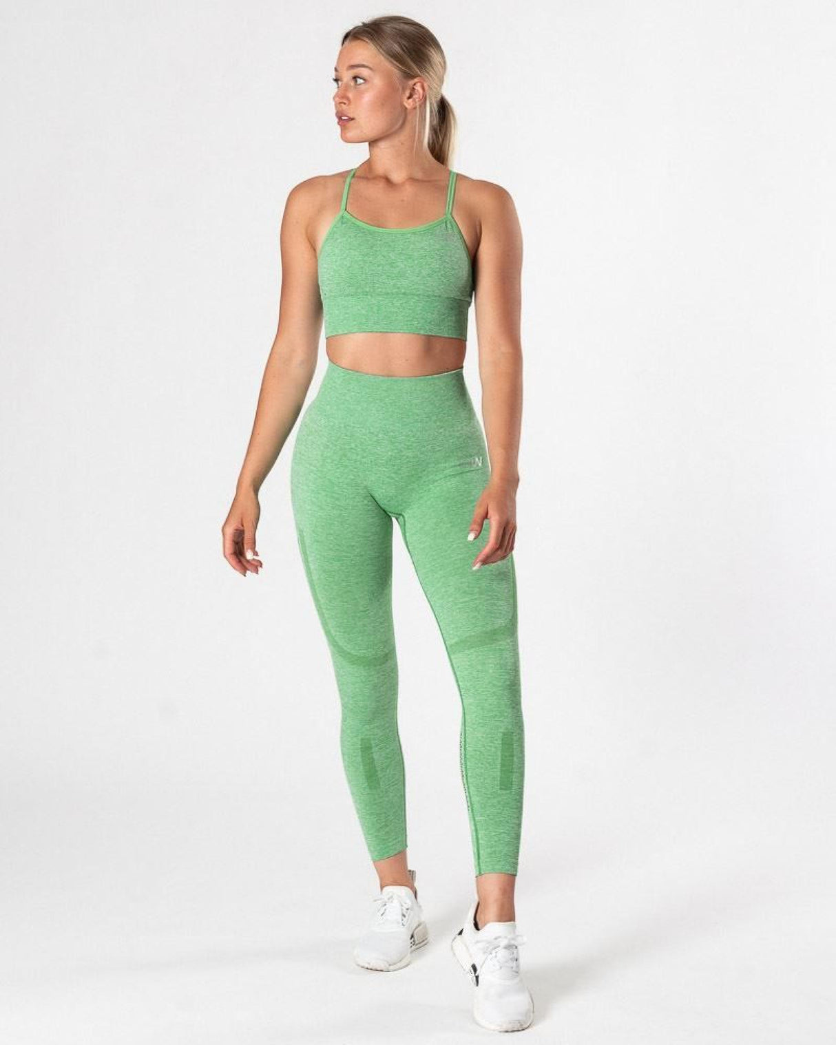 ICIW<br>Queen Mesh 7/8 Tights Light Green