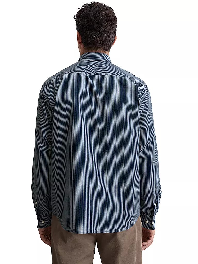 MARC O'POLO Hemd Regular Fit  blau