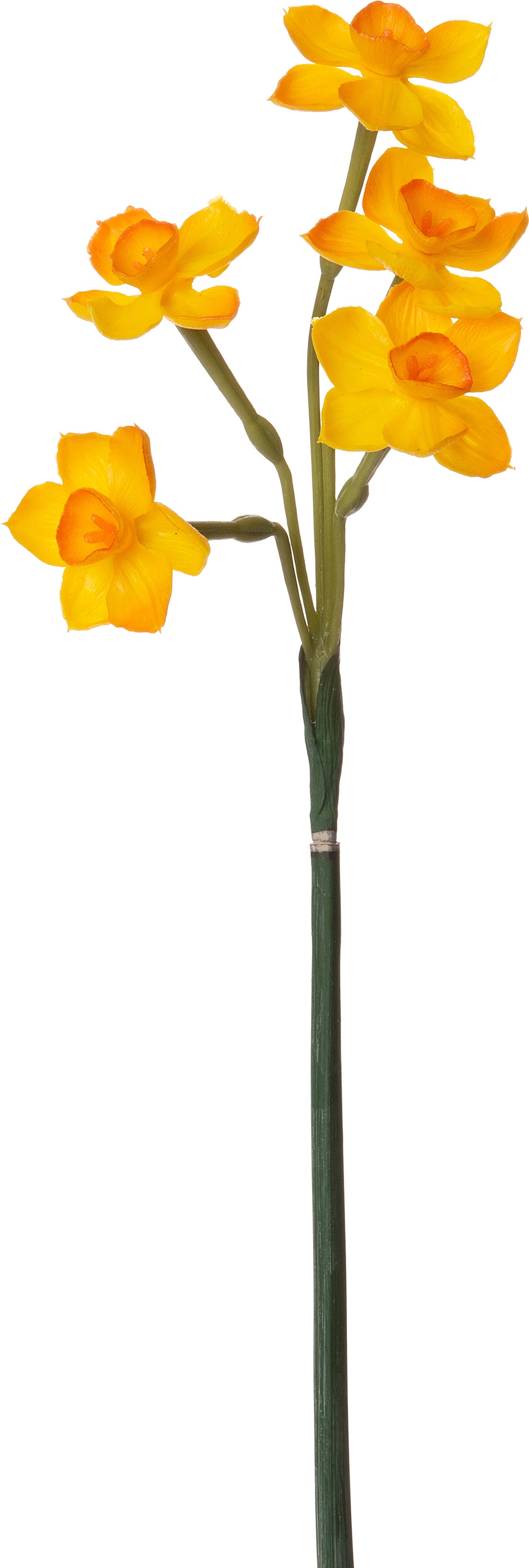 Intratuin kunstbloem Narcis geel oranje 51 cm