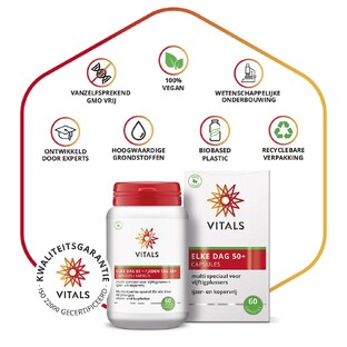 Vitals Elke Dag 50  Capsules 60CP