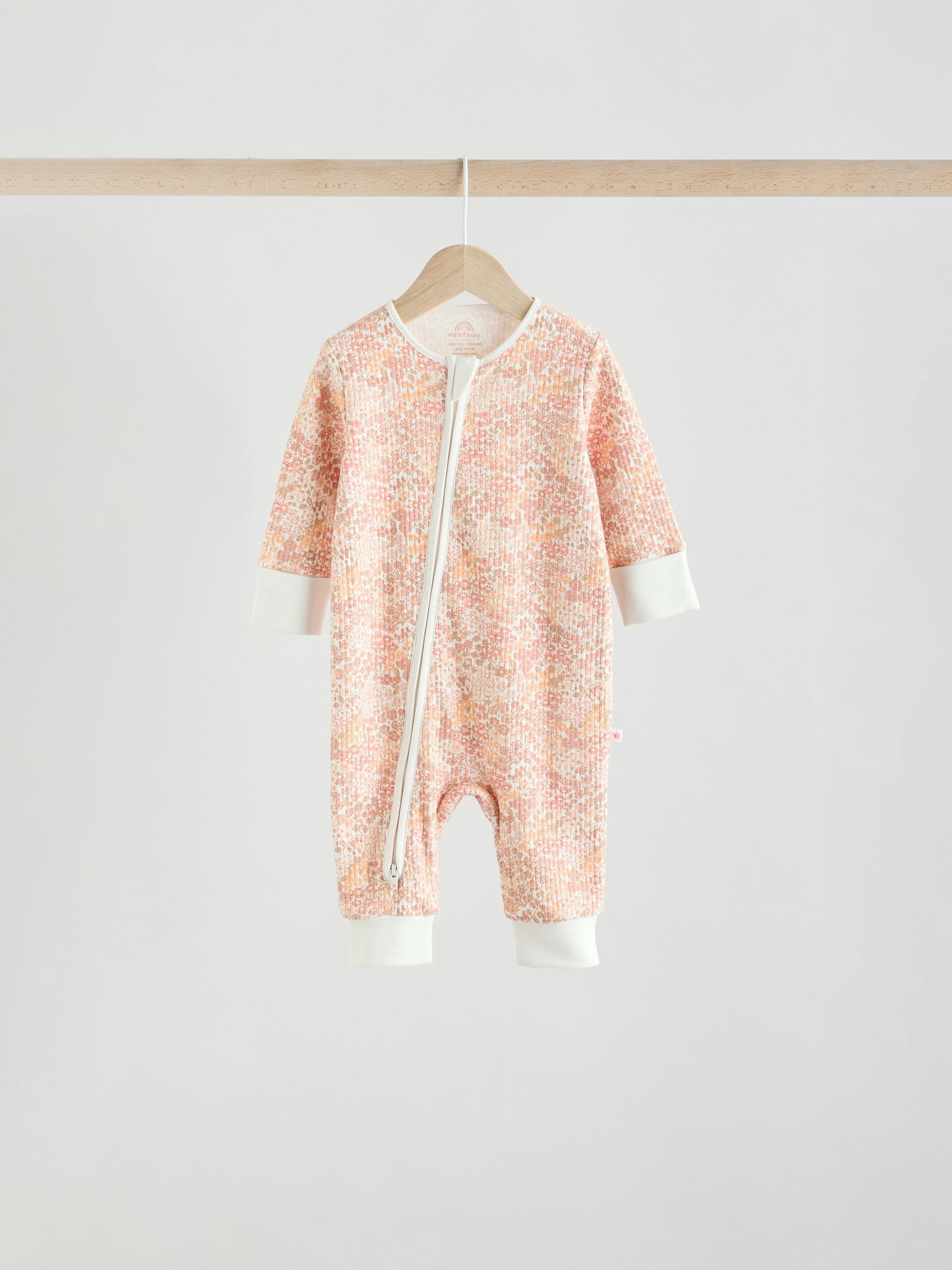 Neutraal - 5 Pack Baby-pyjama's met tweewegrits (0mnd -3jr)