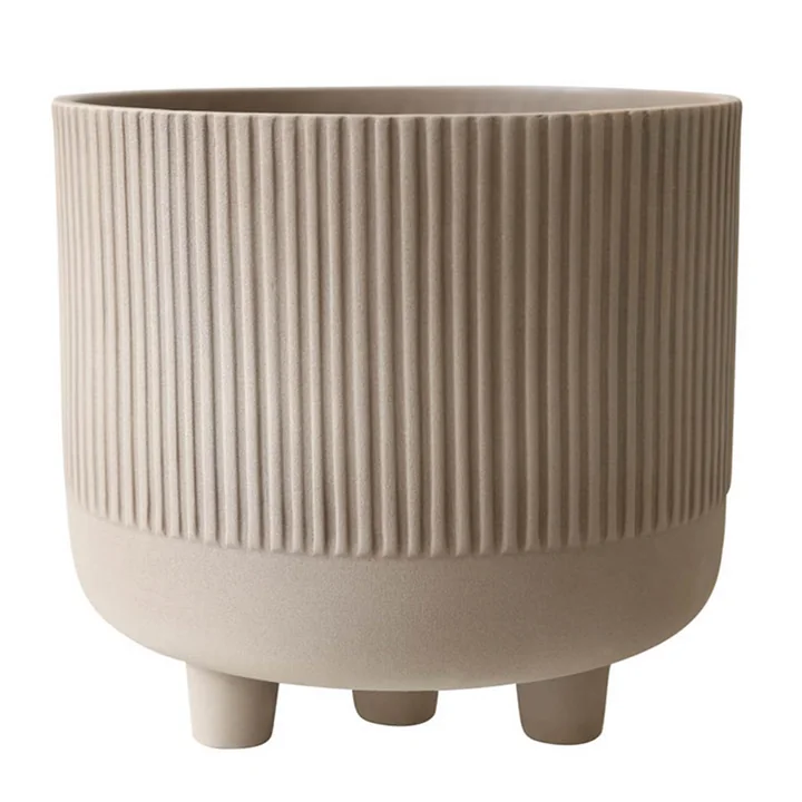 Kristina Dam Studio - Bowl Blumentopf XL, Ø 30 cm, grau
