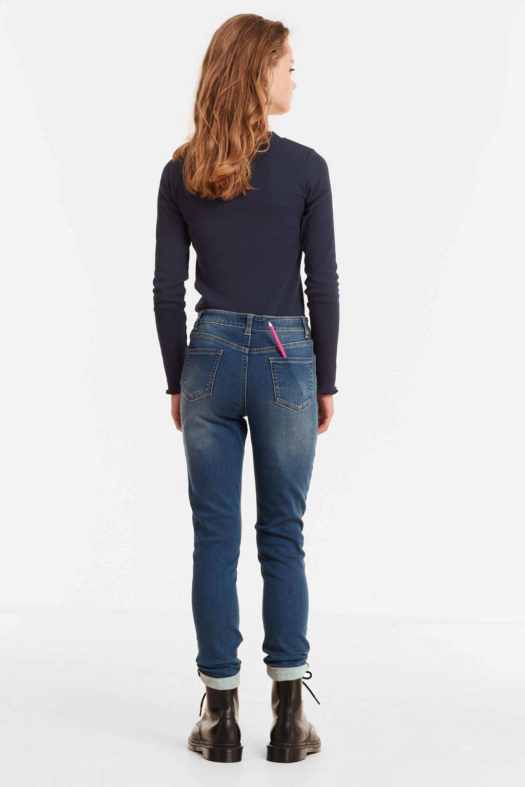 anytime skinny jeans dark blue