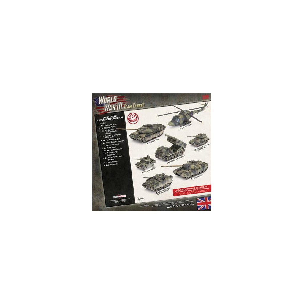 Team Yankee - British Starter Force - Challenger Armoured Squadron