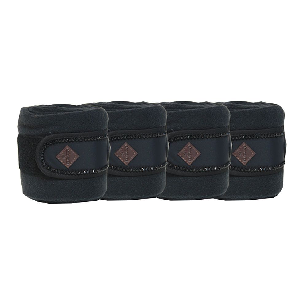 Kentucky VELVET PEARLS - Bandes de polo x4 black