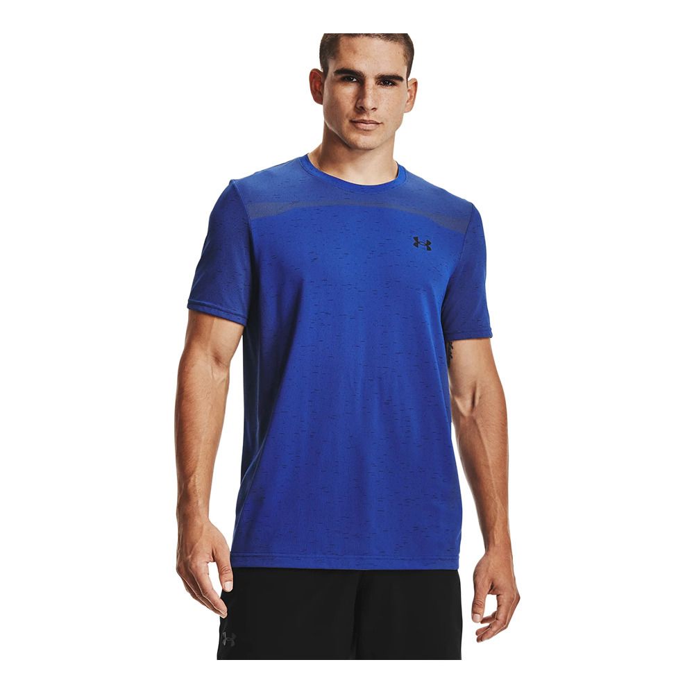 Under Armour SEAMLESS - Maillot Homme blue