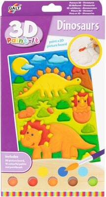 Galt 3D-maleri Dinosaur