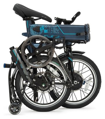 Vélo électrique pliant Supra 4.0  Tech Navy | Roues 16