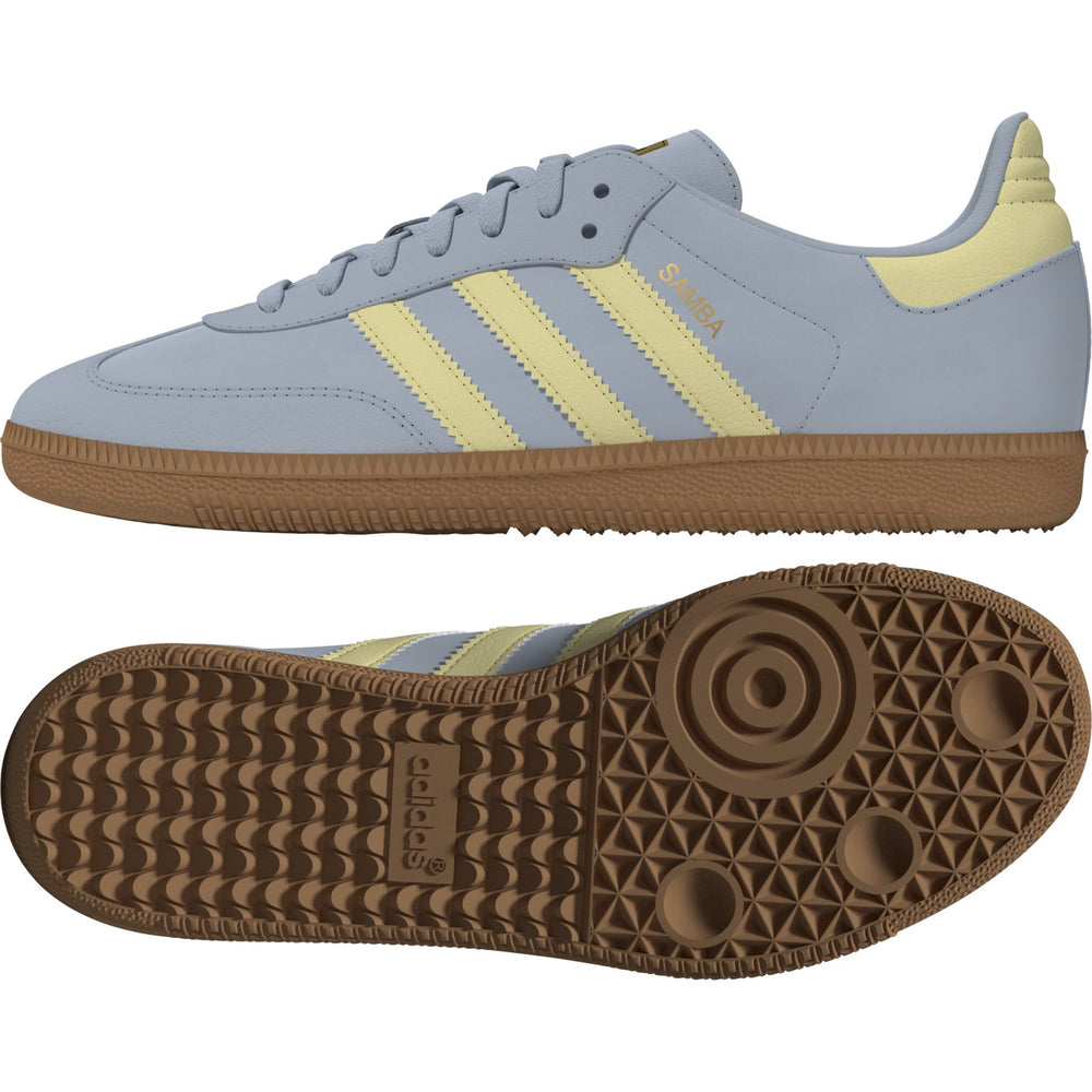 Køb adidas Originals Wonder Blue/Powder Yellow/Gum 3 Samba Og J Sneakers