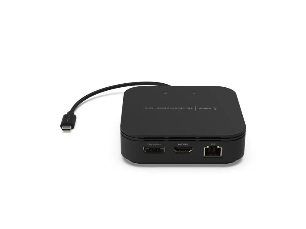 Belkin Thunderbolt 3 Dock Core - Dockingstation - Thunderbolt 3 - HDMI, DP - 1GbE
