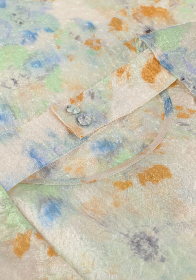 ENVII witte envii mini jurk enwombat ss dress aop 7063