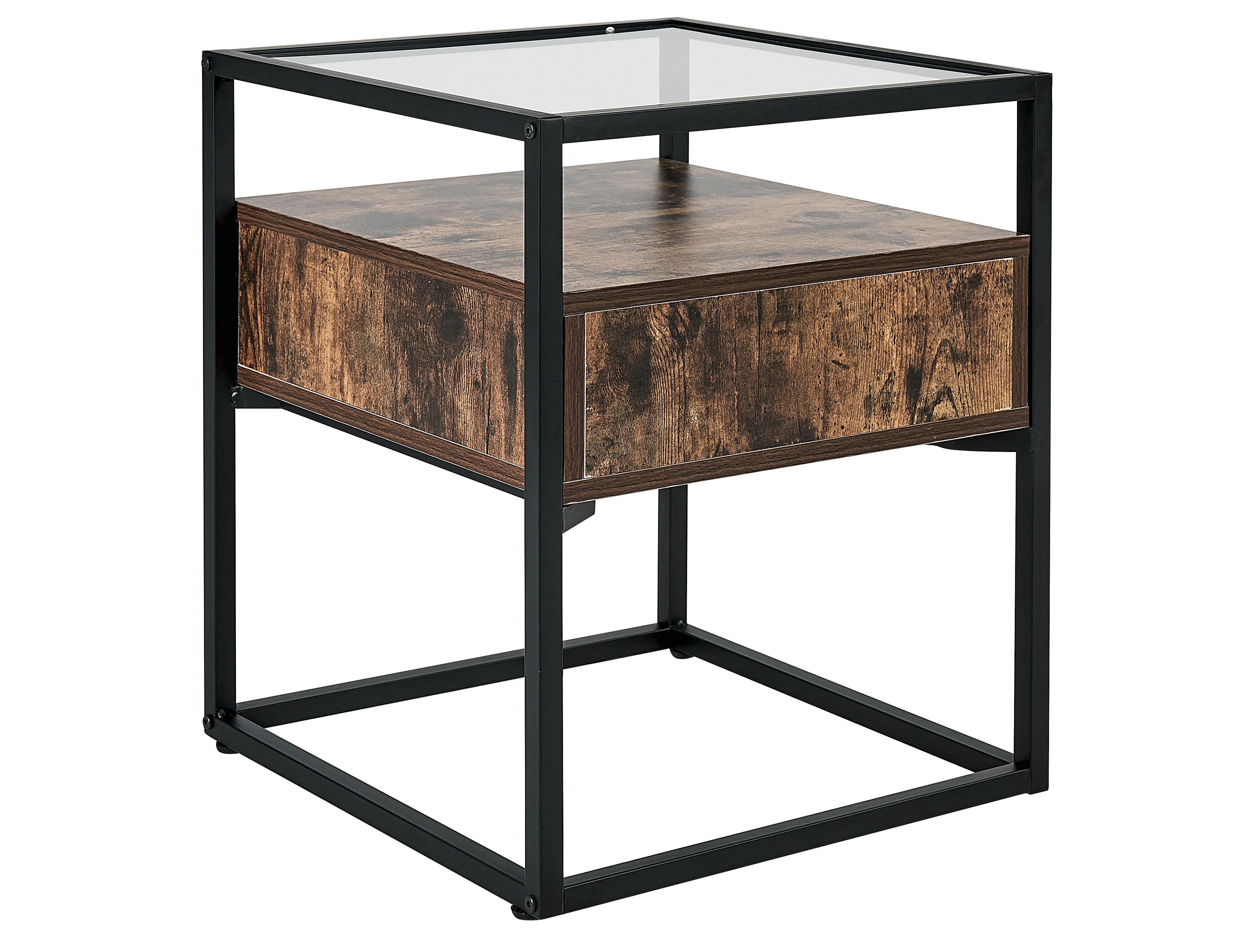 Bijzettafel MAUK Donkerbruin