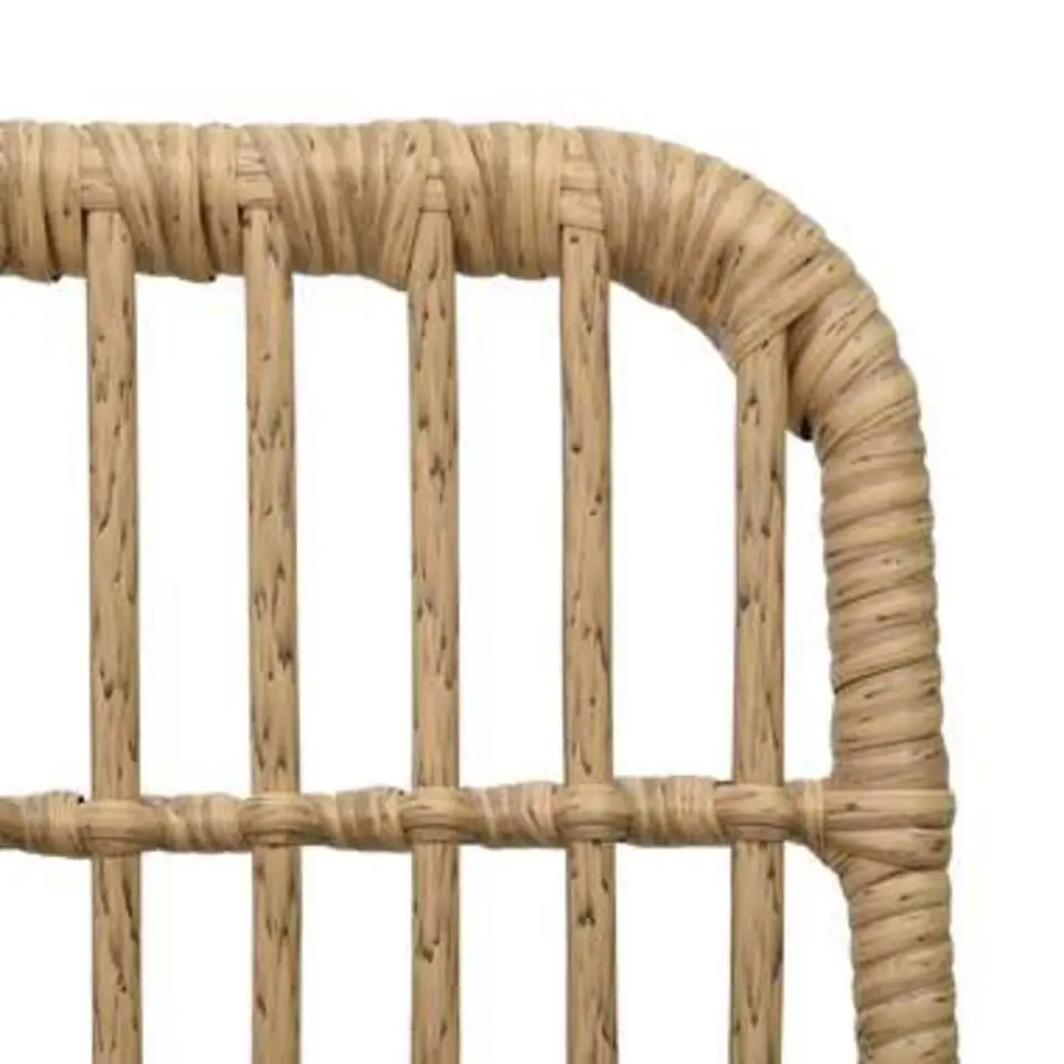 vidaXL - Bistroset - Bruin - Poly rattan
