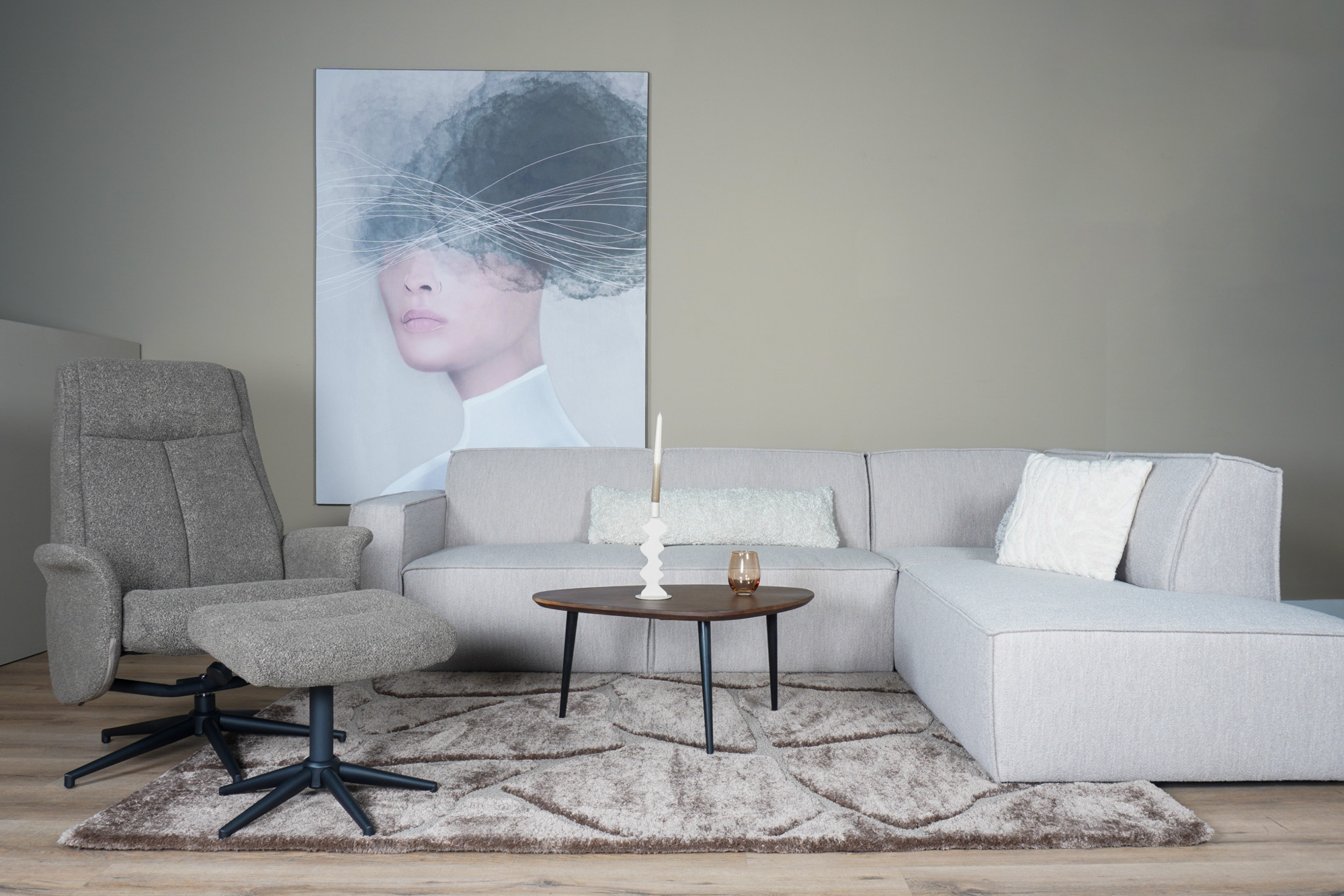 Vloerkleed Macy Bruin 160 x 230 cm
