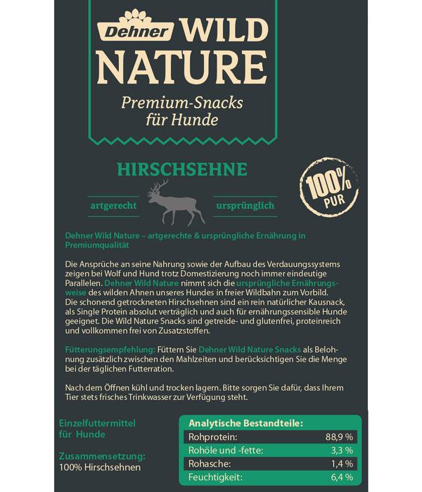 Dehner Wild Nature Hundesnack Hirschsehne, 200