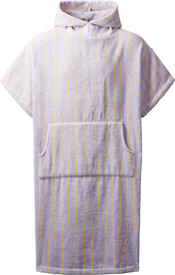 Bongusta Naram Poncho - lilac & neon yellow Lilac & neon yellow